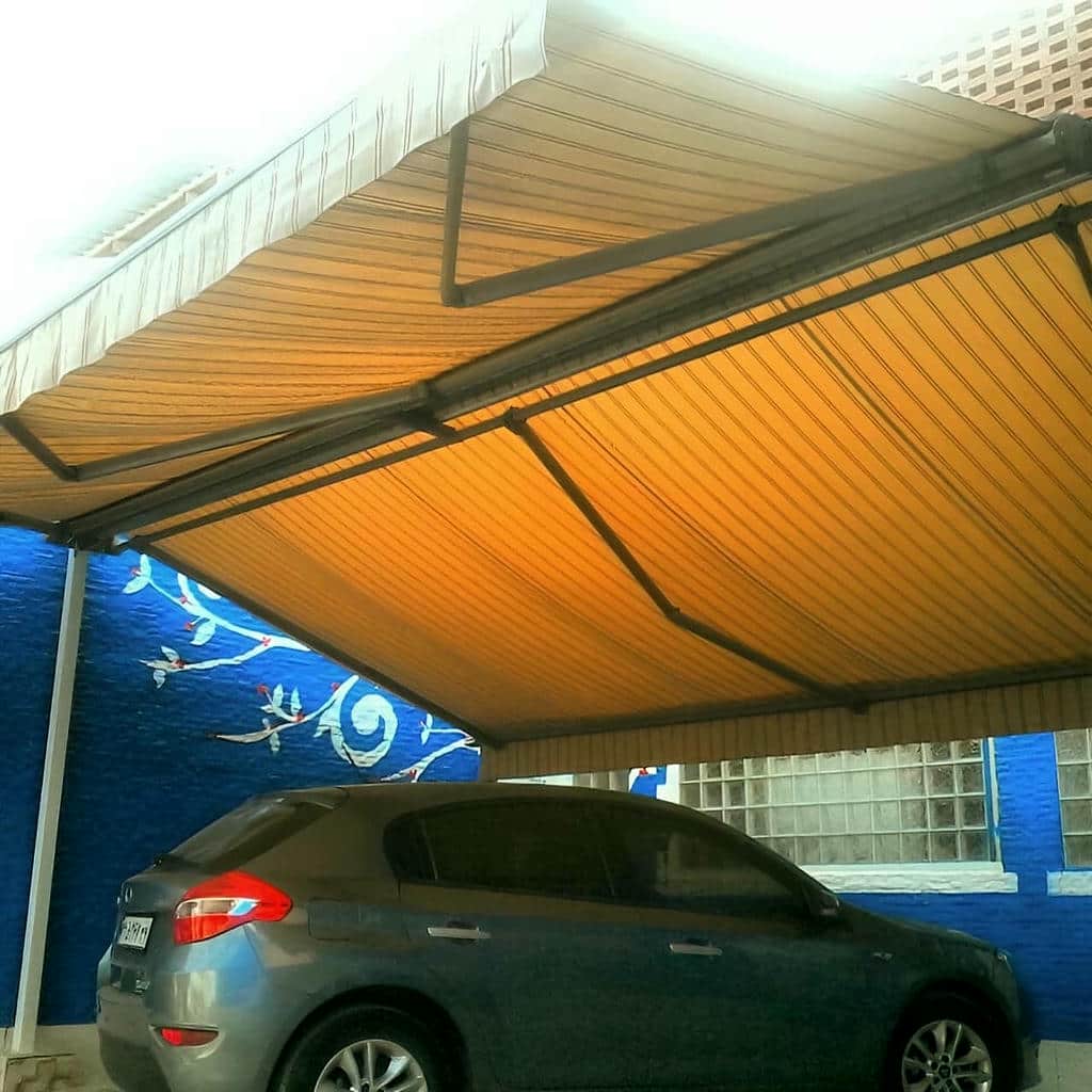 سایبان برقی اتوماتیک در زاهدان