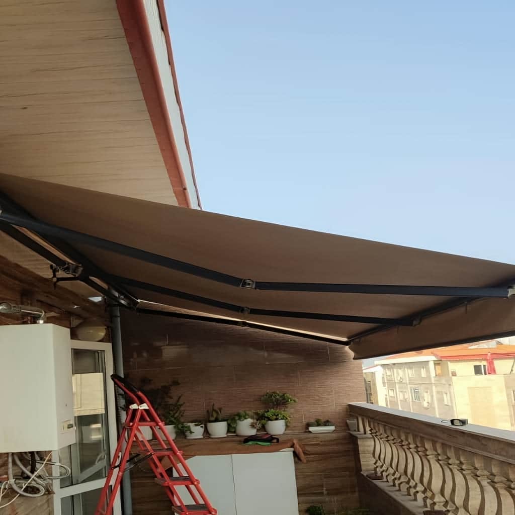 خرید سایه بان برقی اتوماتیک بازویی در نوشهر