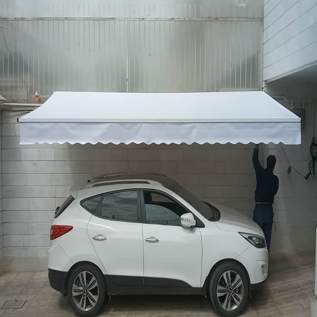 نصب سایه بان برقی اتوماتیک ضد UV در قزوین