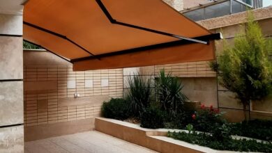 سایه بان برقی در فردیس کرج