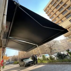 سایه بان برقی در مهرشهر کرج
