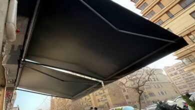 سایه بان برقی در مهرشهر کرج