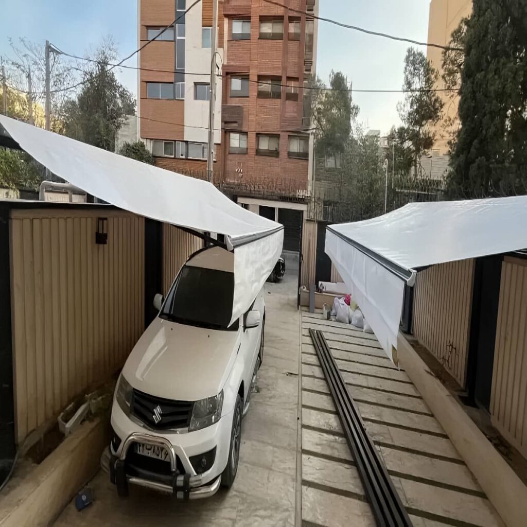 نصب سایه بان برقی اتوماتیک ضد UV در سمنان