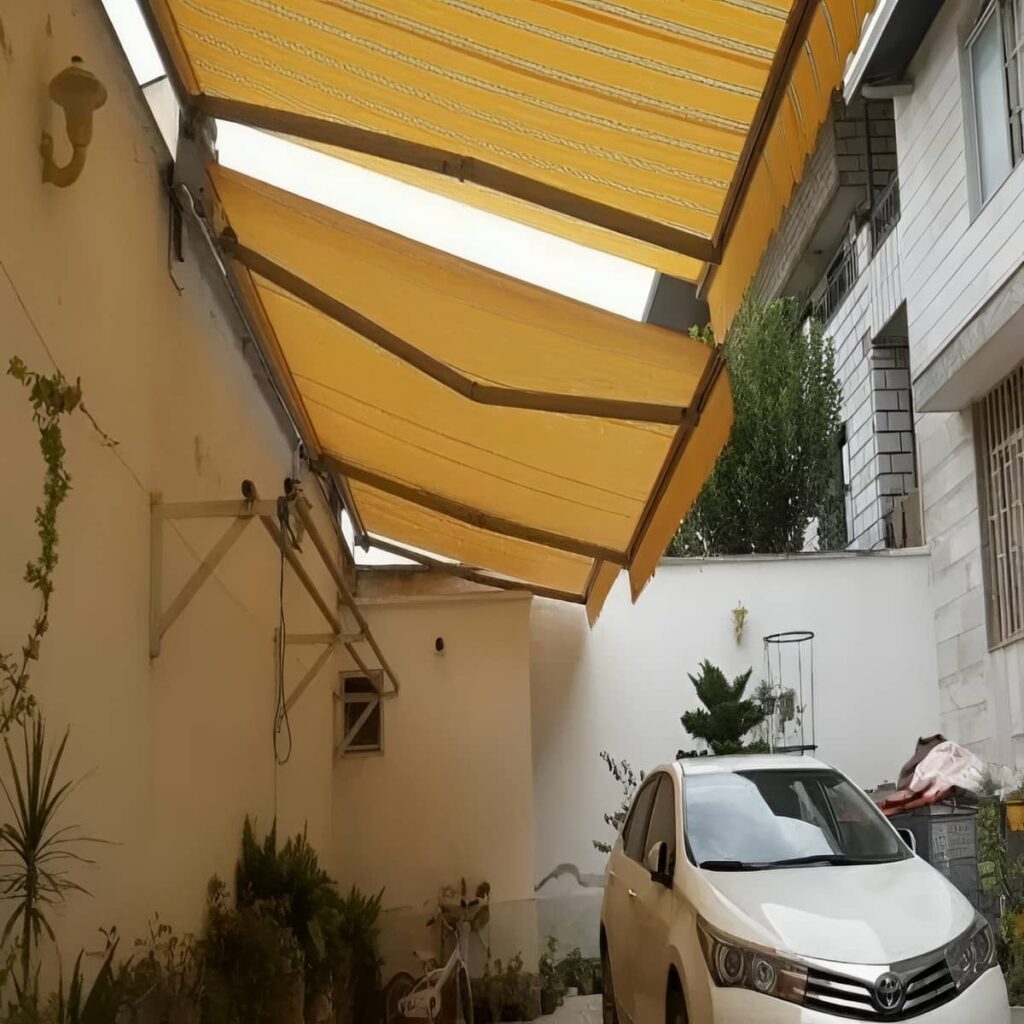 سایبان برقی اتوماتیک در استان گیلان