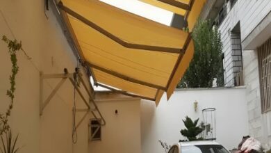 سایبان برقی اتوماتیک در استان گیلان