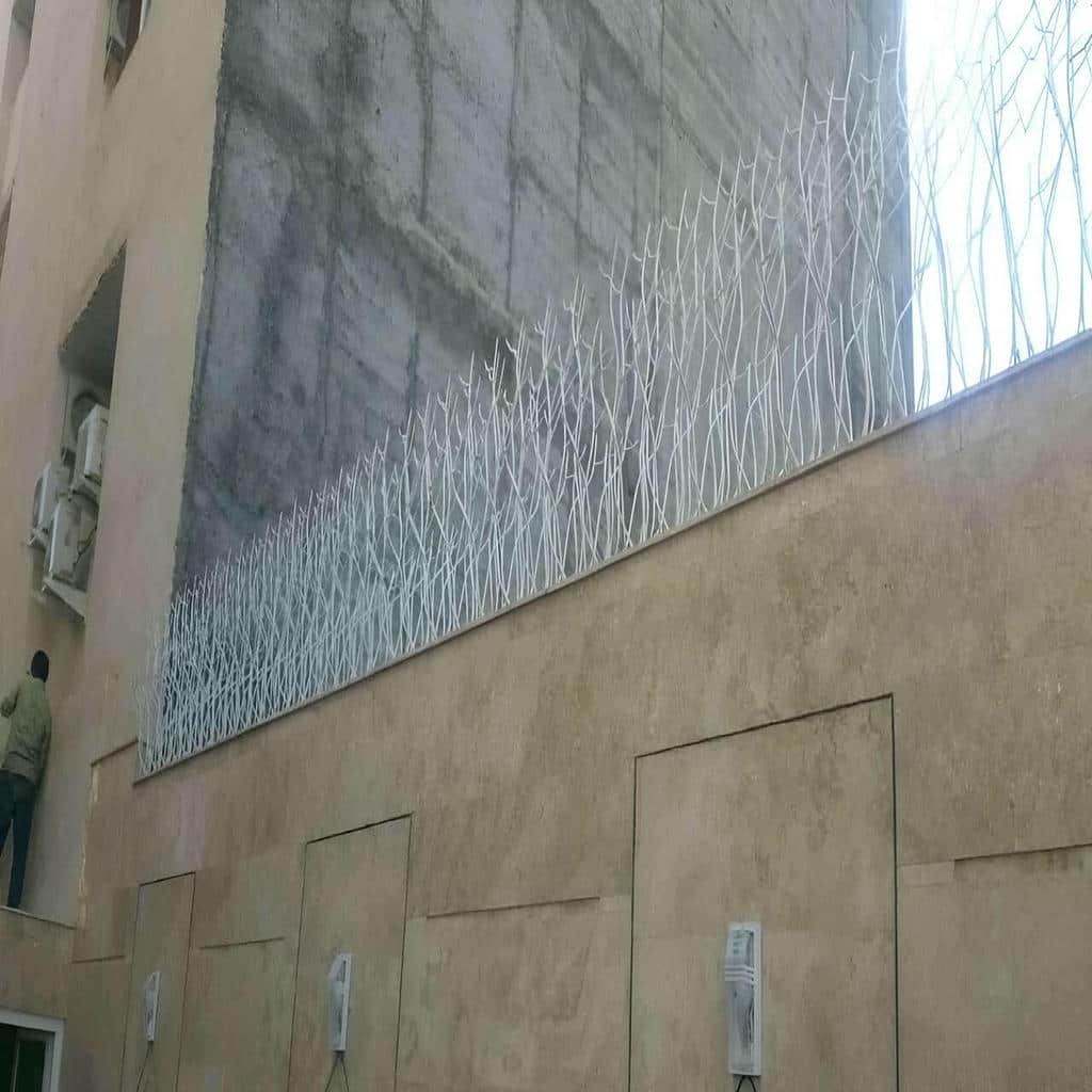 نصب حفاظ شاخ گوزنی دیوار در مشهد