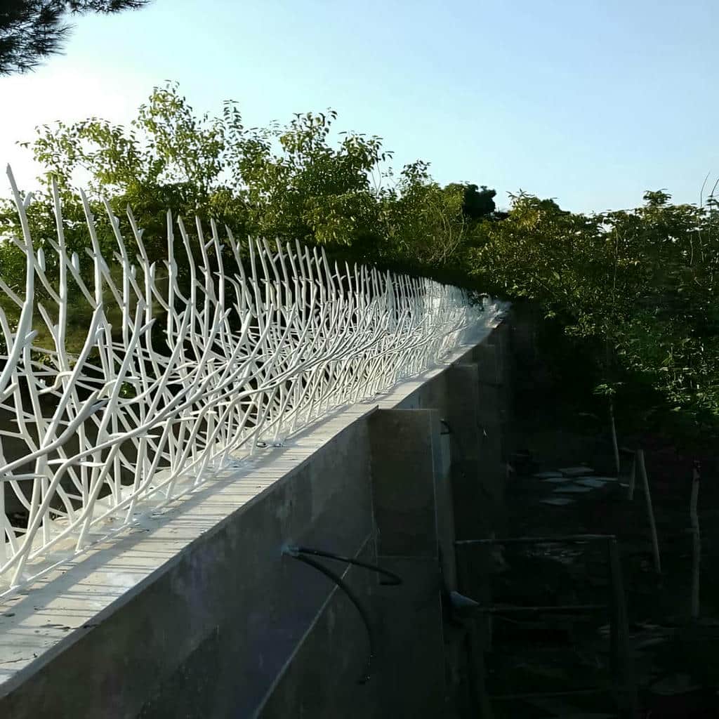 نصب حفاظ شاخ گوزنی دیوار در استان مازندران