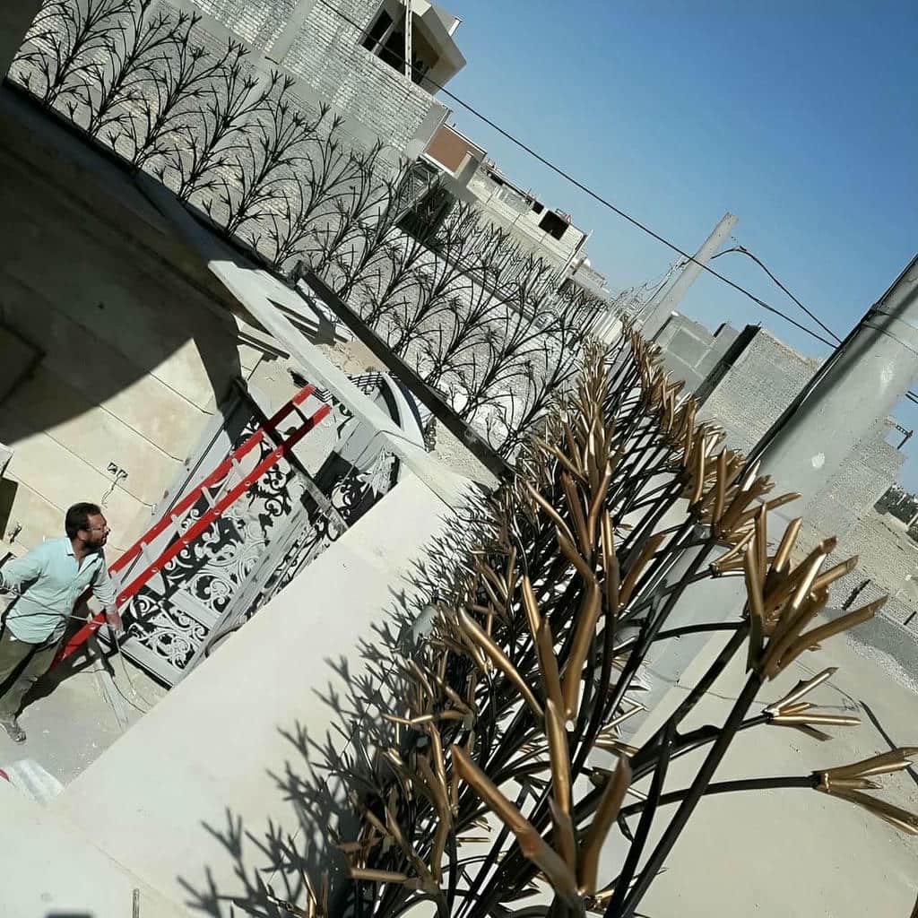 فروش حفاظ شاخ گوزنی رنگ مقاوم در باغ عباس‌آباد