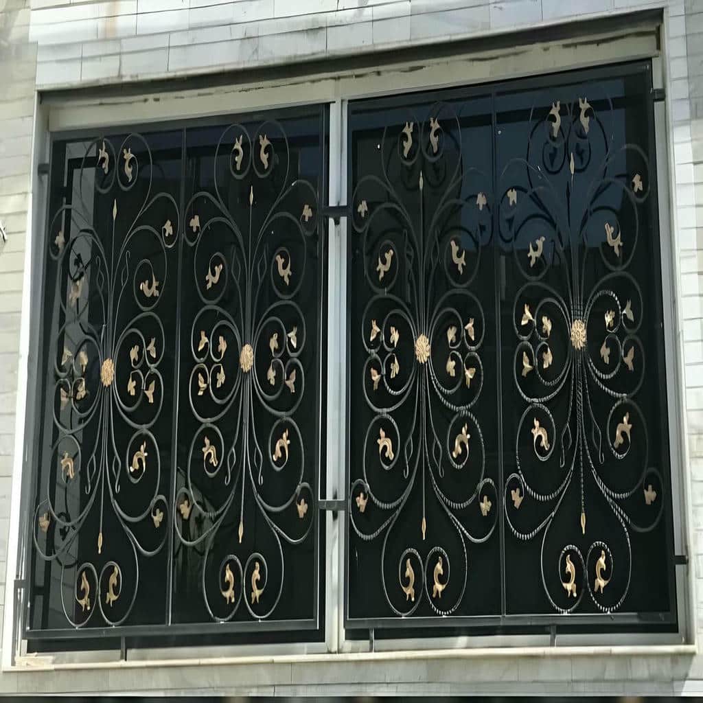 خرید حفاظ پنجره نرده منزل فرفورژه در نوشهر