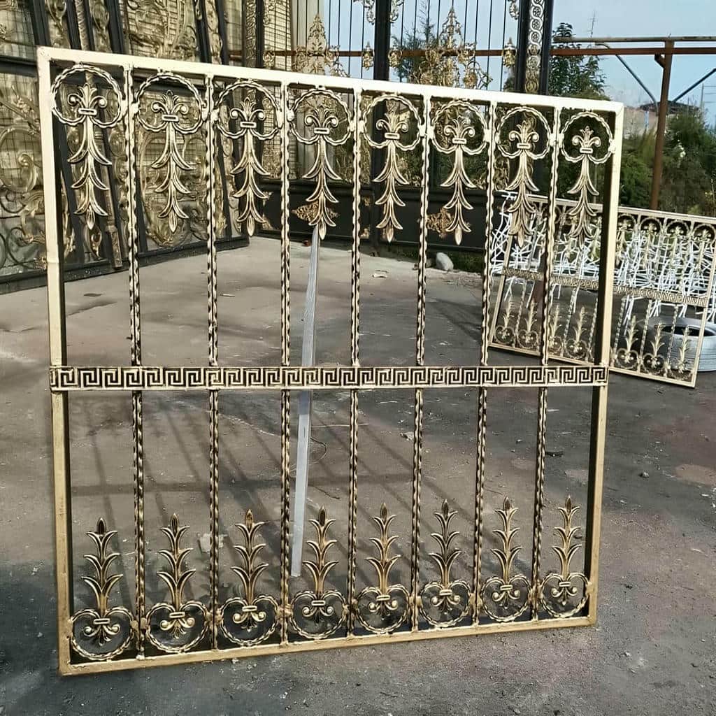 قیمت حفاظ پنجره نرده منزل فرفورژه در یزد قیمت حفاظ پنجره نرده منزل فرفورژه در یزد