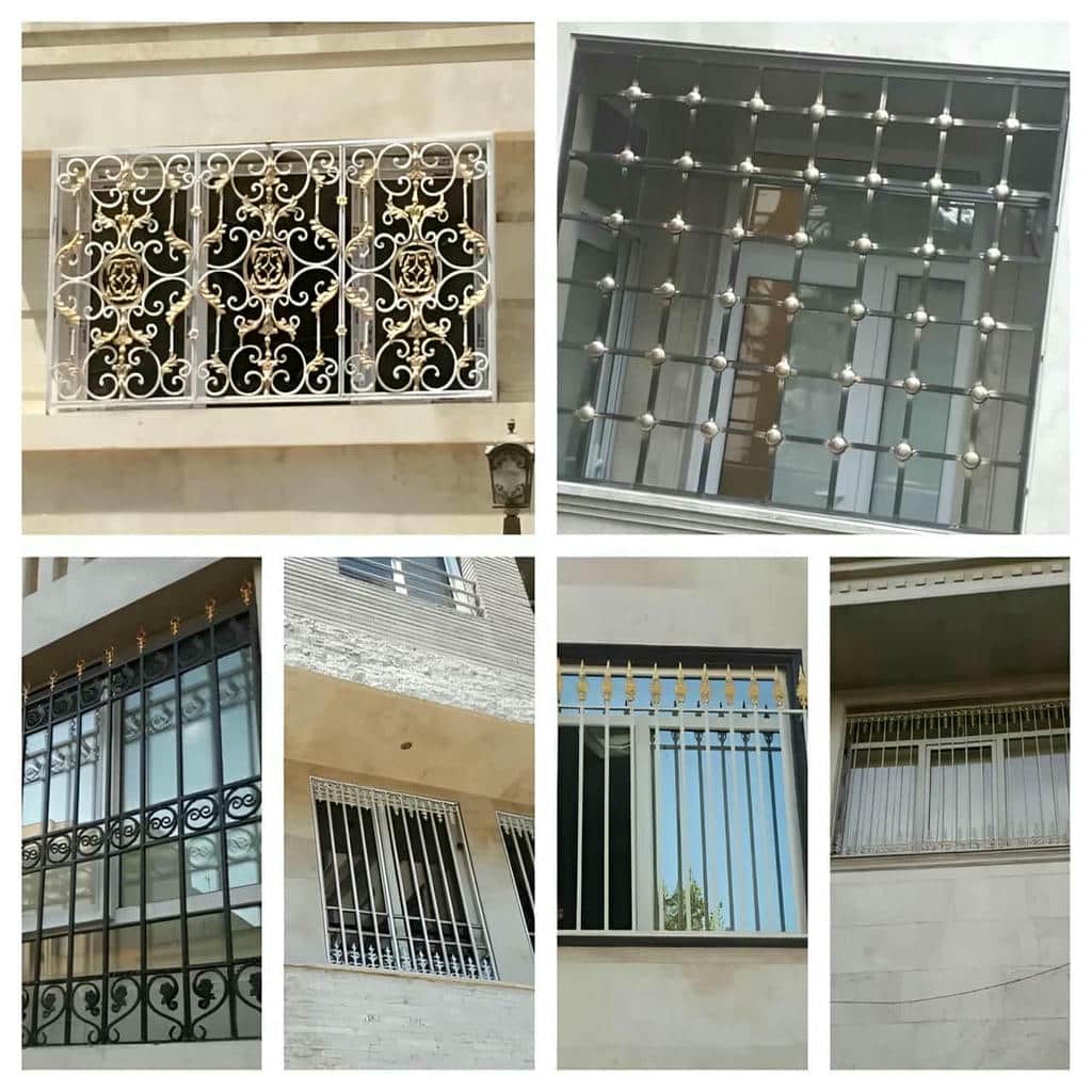 خرید حفاظ پنجره نرده منزل ساده در سبزوار