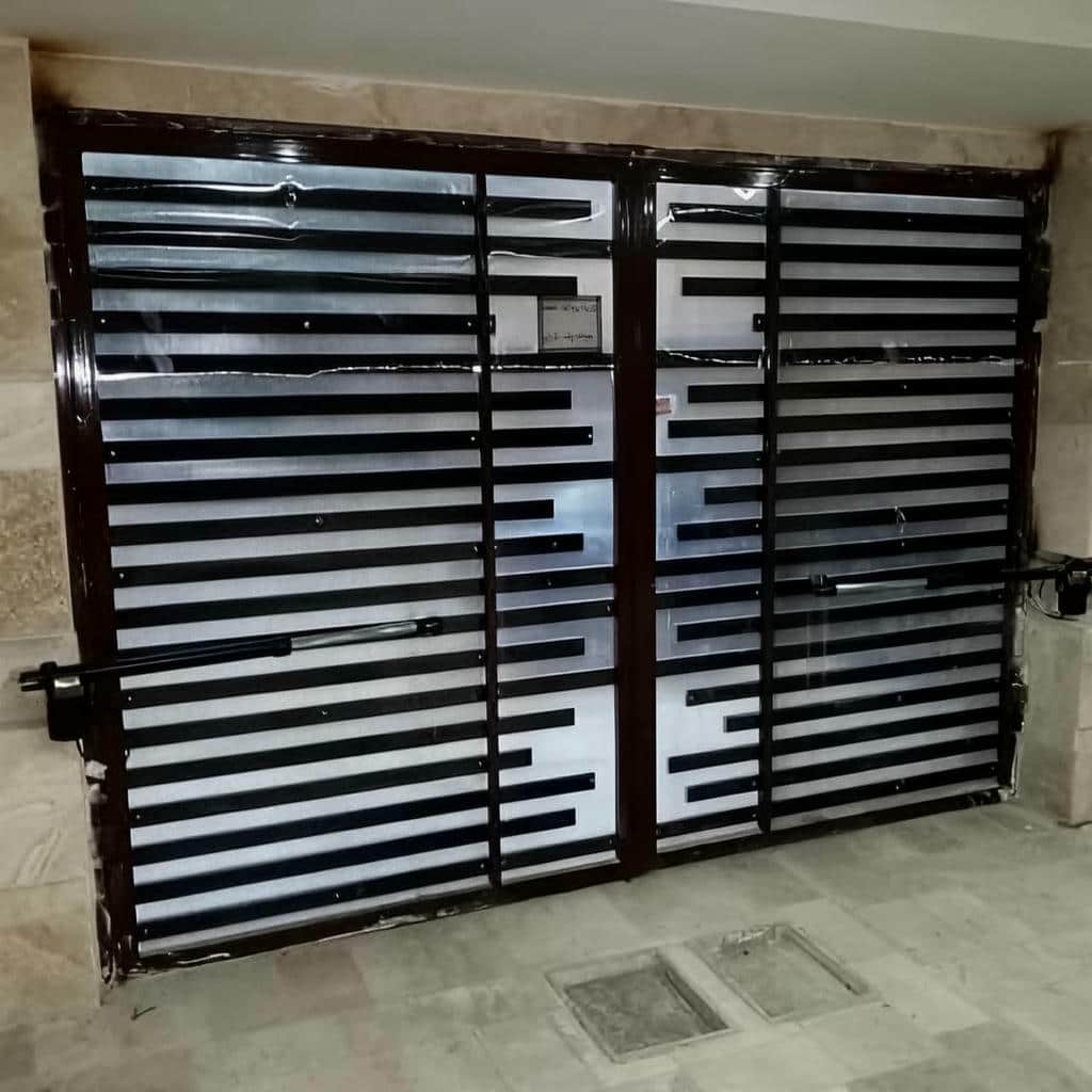 نصب جک درب پارکینگ ضدزنگ در بندر چابهار