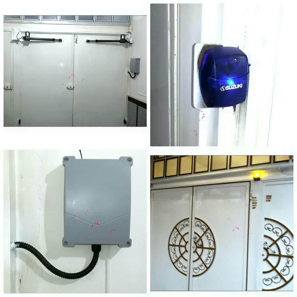 نصب جک درب پارکینگ دهانه در باغ عباس‌آباد