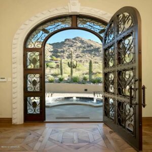 درب حیاط فرفورژه در تهران