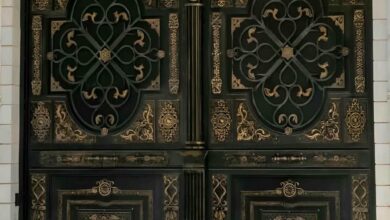 درب حیاط فرفورژه در تبریز