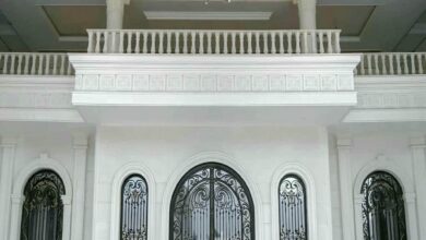 درب حیاط فرفورژه در فیروزکوه