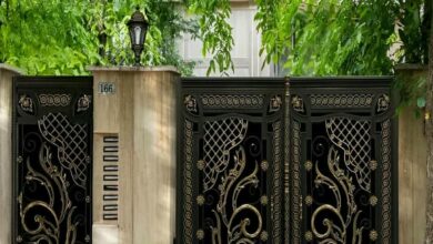 درب حیاط فرفورژه در ملارد
