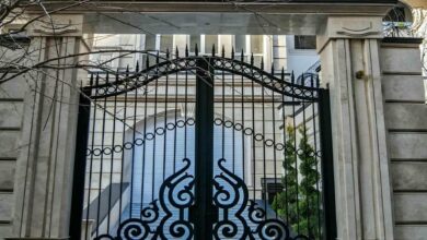 درب حیاط فرفورژه در بجنورد