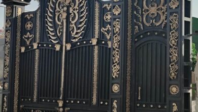 درب حیاط فرفورژه در مریوان