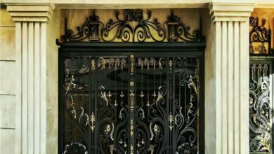 درب حیاط فرفورژه در بندرعباس