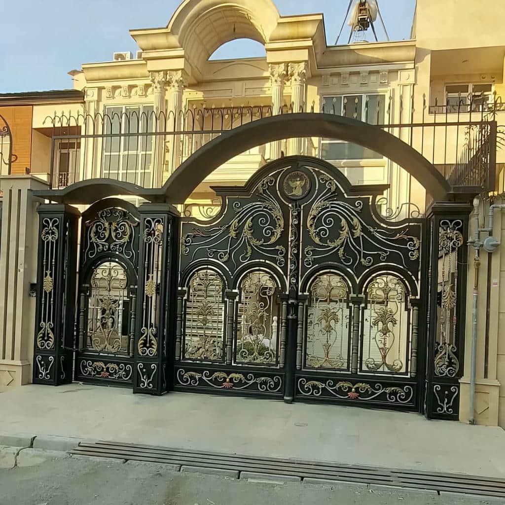 قیمت درب حیاط فرفورژه کلاسیک در مریوان