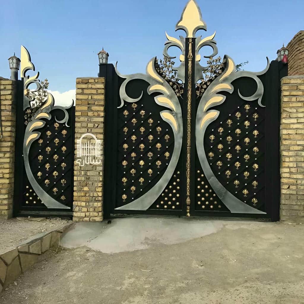 فروش درب حیاط فرفورژه ویلایی در پرند