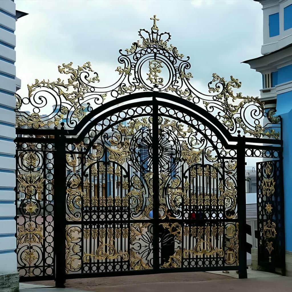 درب حیاط فرفورژه در اصفهان