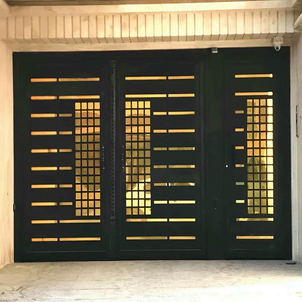 فروش درب حیاط فرفورژه سنگین در بندر لنگه