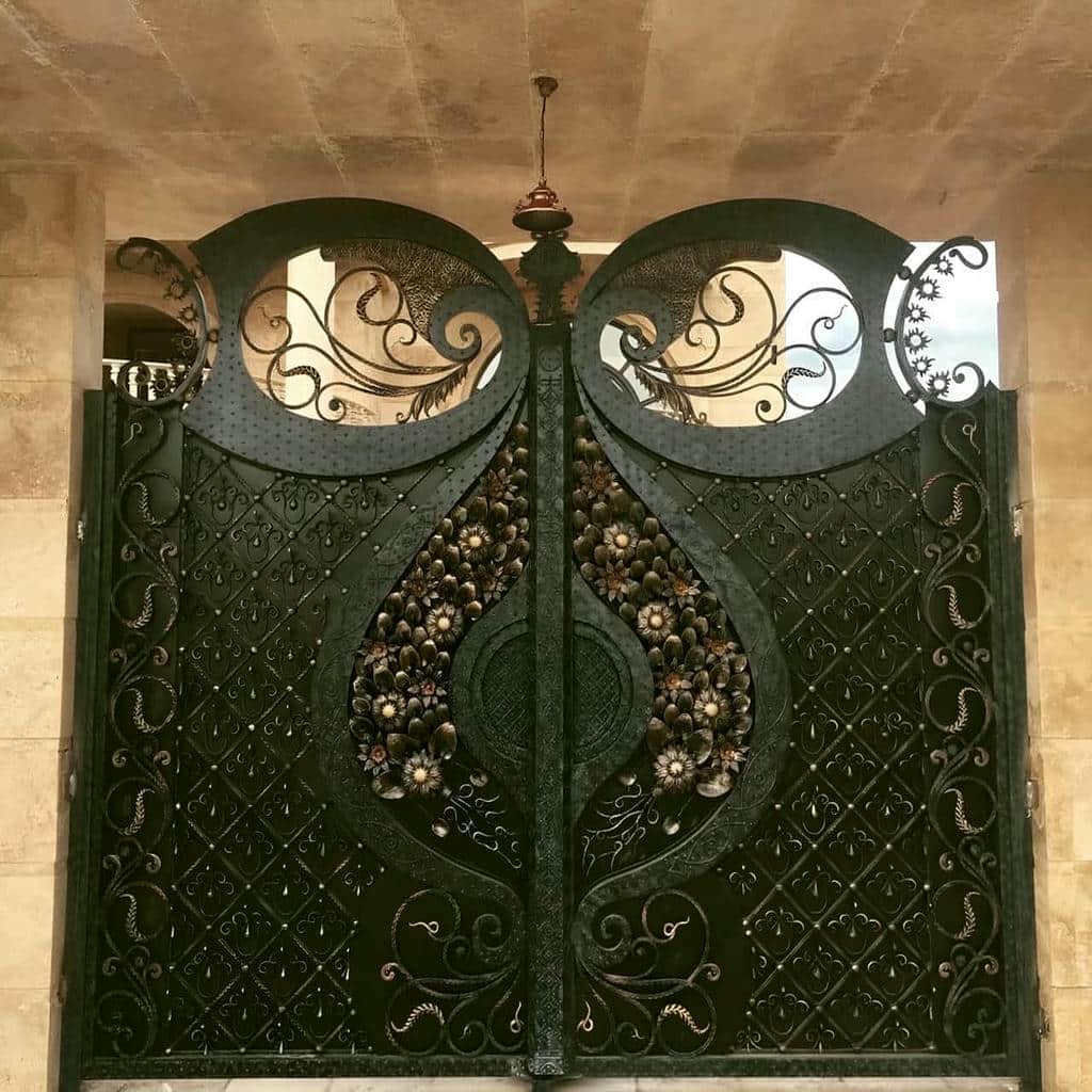 قیمت درب حیاط فرفورژه ساحلی در چالوس
