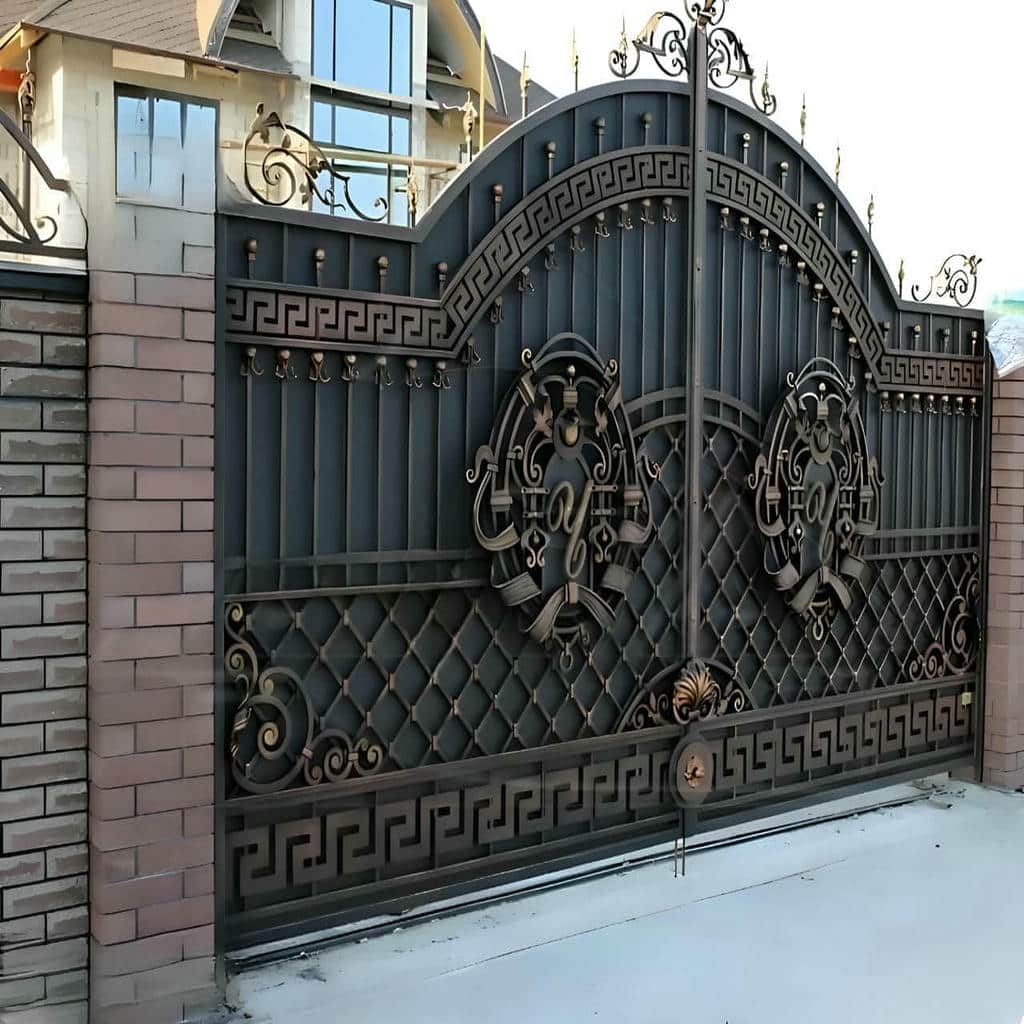 فروش درب حیاط فرفورژه سنگین در ساری
