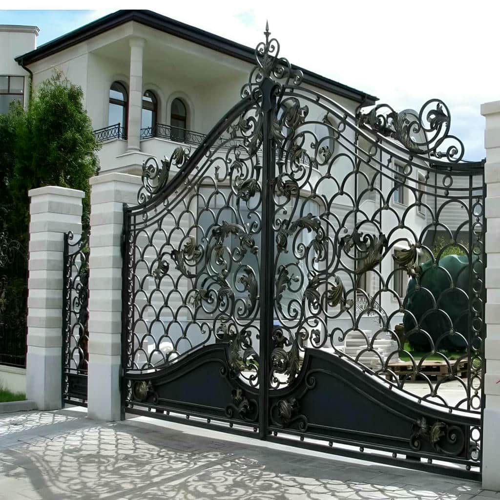 فروش درب حیاط فرفورژه تقویت شده در استان مازندران