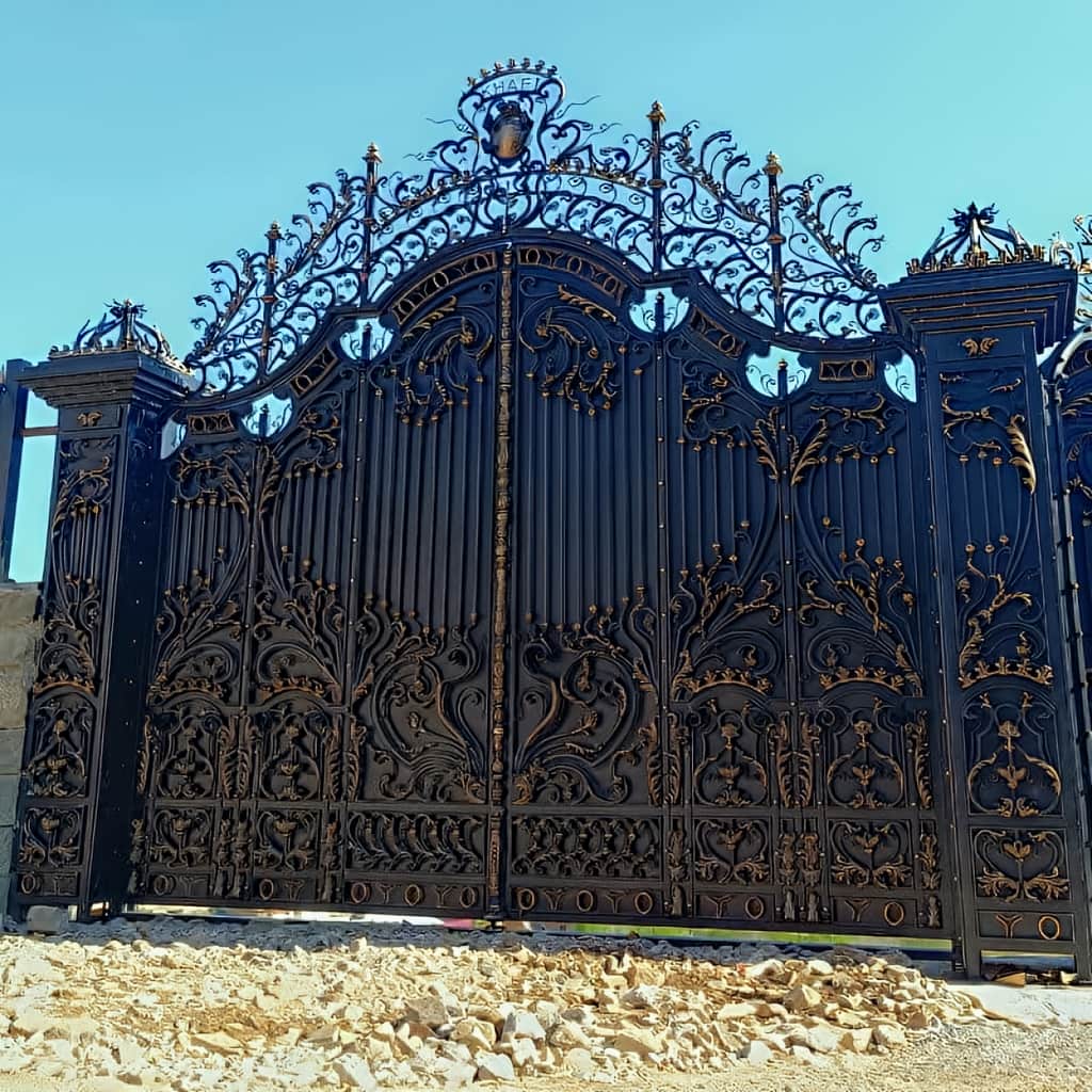 کارخانه درب حیاط فرفورژه مقاوم در ساوه