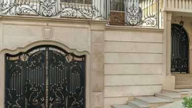 درب حیاط فرفورژه در کرج