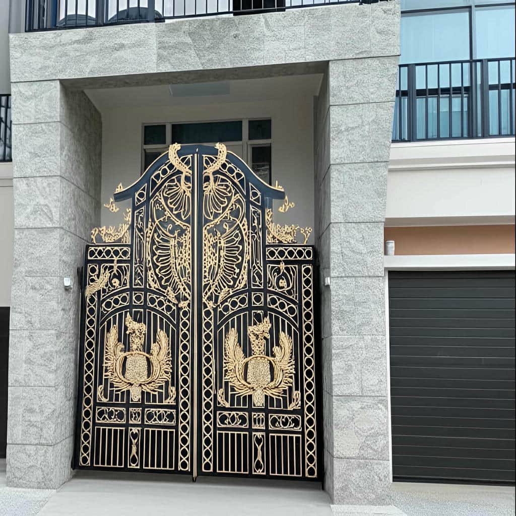 فروش درب حیاط فرفورژه ویلایی در تهران