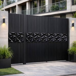 درب حیاط فرفورژه در آبادان