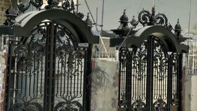 درب حیاط فرفورژه در بوشهر