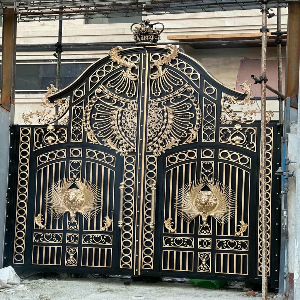 کارخانه درب حیاط فرفورژه سنگین در مریوان