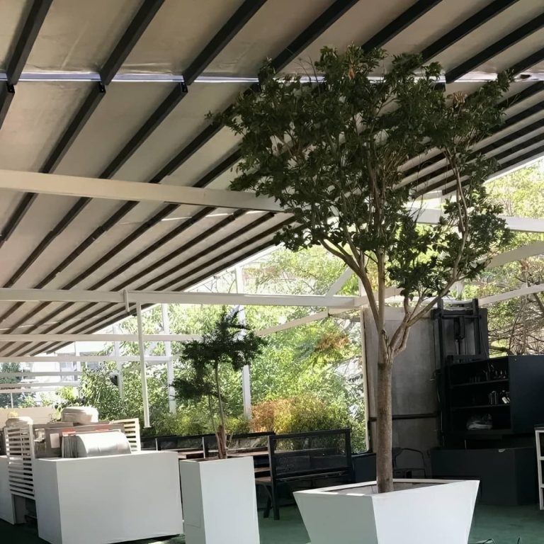 سقف برقی مدرن تراس