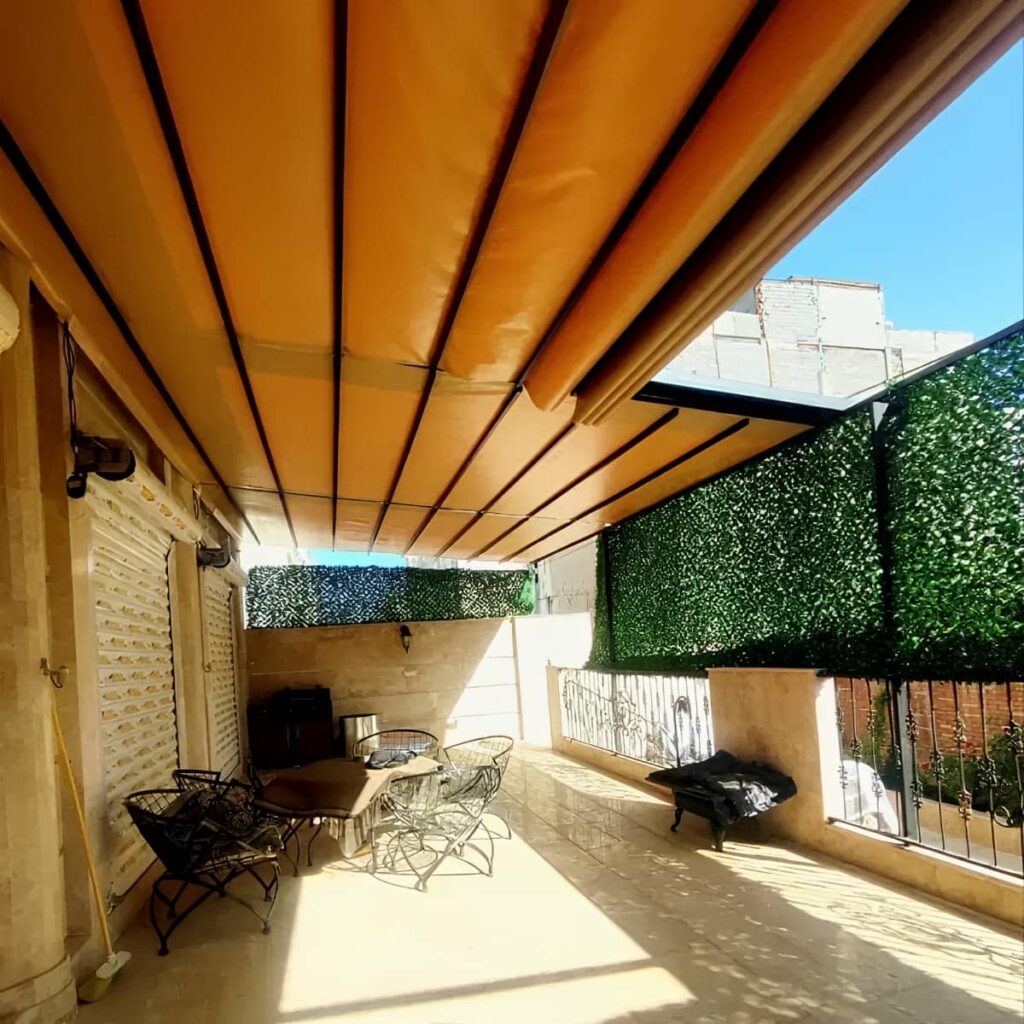 نصب سقف برقی متحرک با طراحی هماهنگ با درب