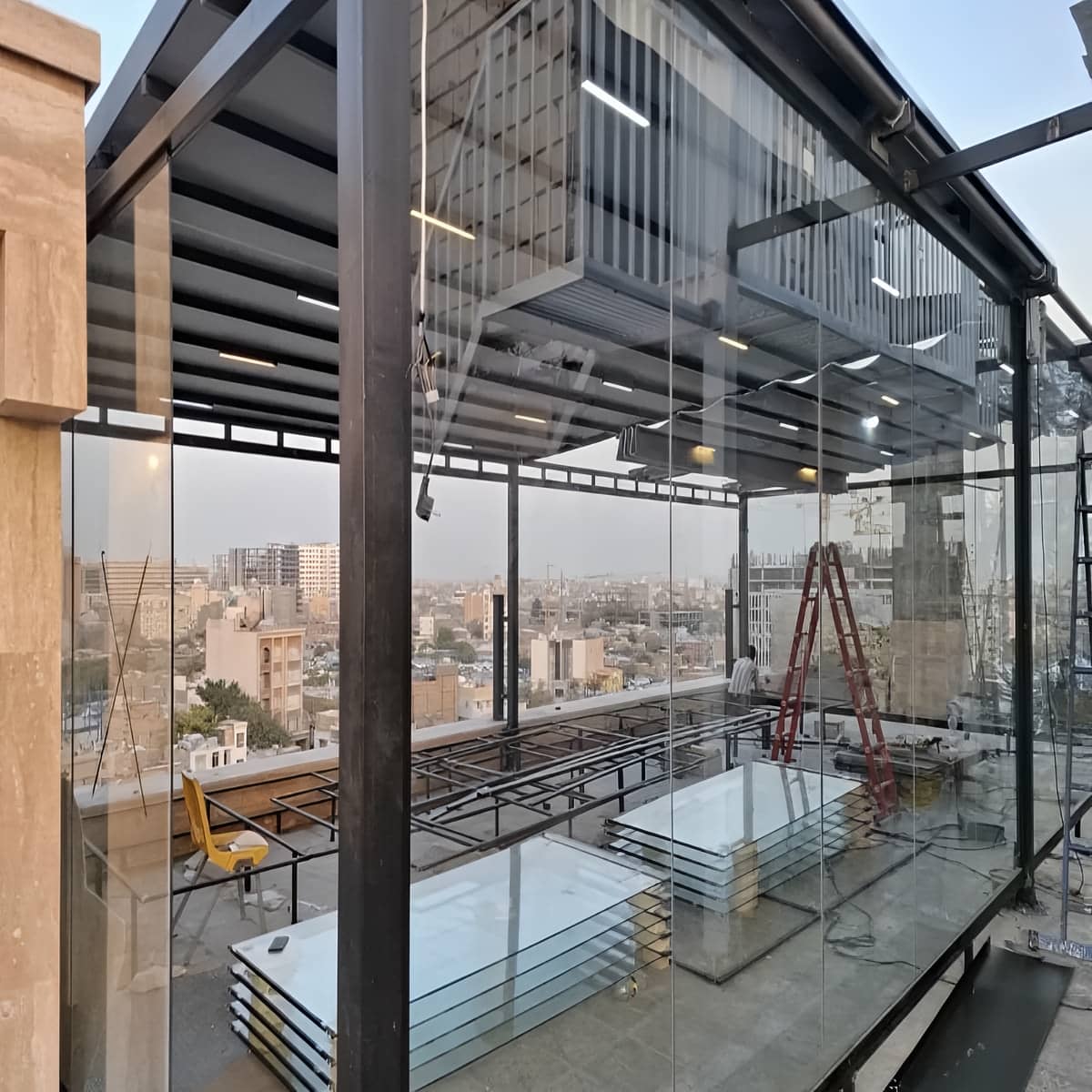 سقف برقی متحرک هماهنگ با معماری