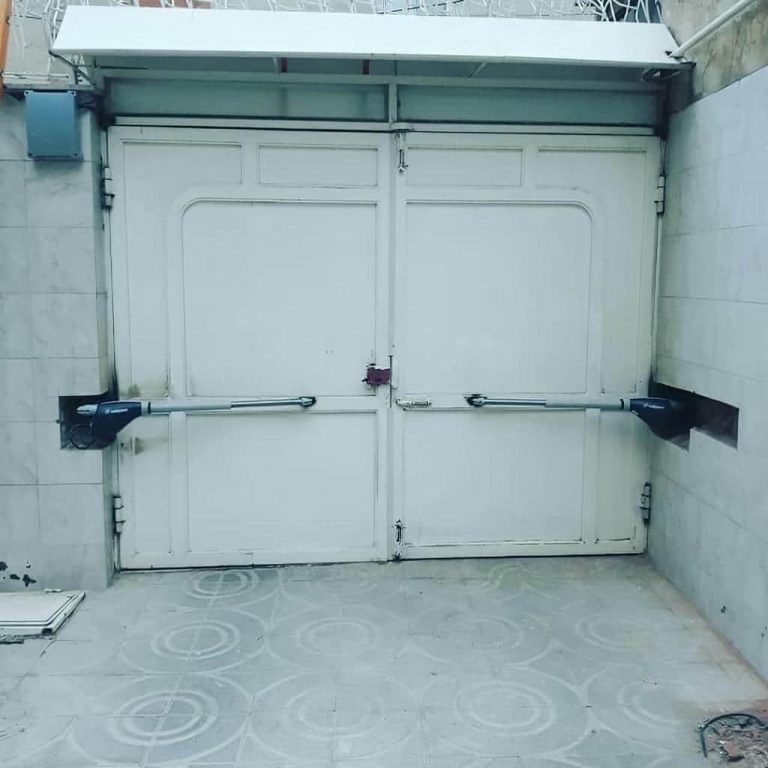 جک درب پارکینگ هنگام قطعی برق با سیستم UPS