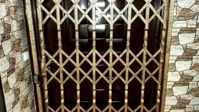 مدل های متنوع درب آکاردئونی بر اساس تعداد گل و تسمه