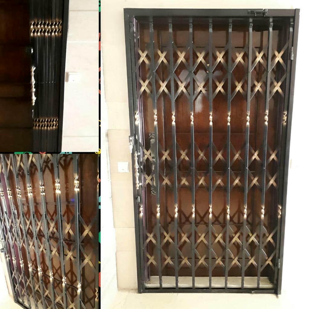 خدمات اندازه‌گیری درب حفاظ فلزی ورودی واحد