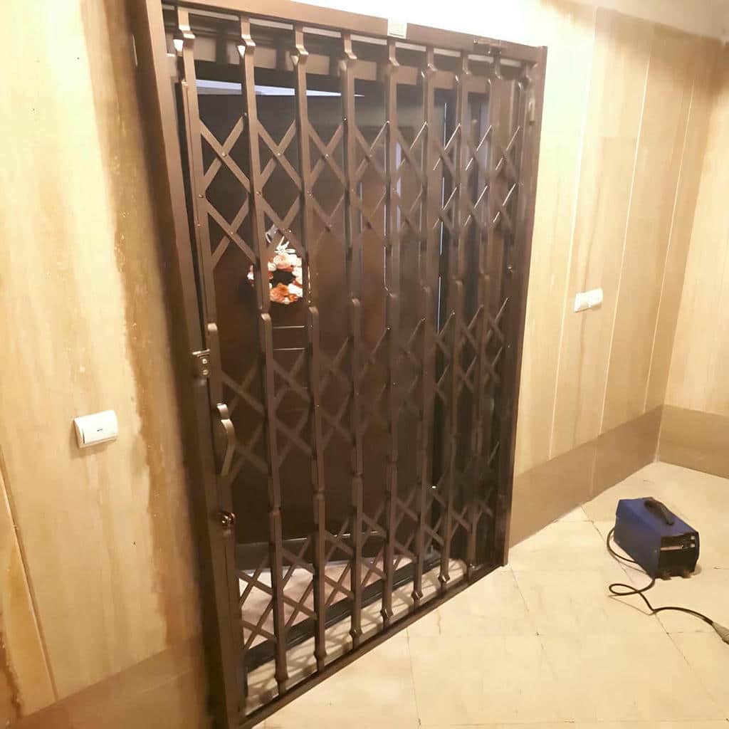 ساخت حفاظ درب ضد سرقت فلزی با پروفیل تقویت‌شده