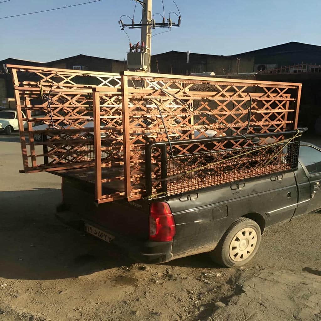 مدل گل مرکزی درب آکاردئونی سلطنتی گل دار