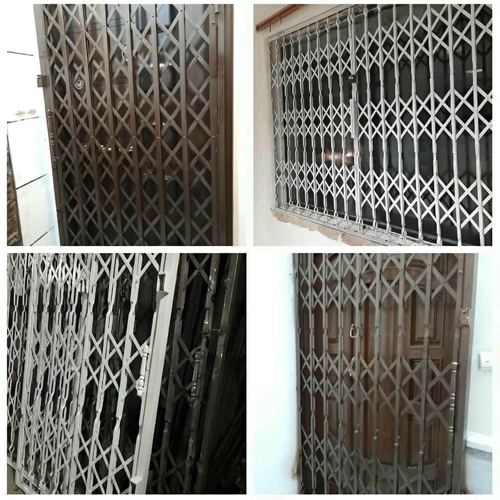 نصب درب آکاردئونی ضد سرقت آپارتمان