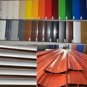 6 طرح ریل کرکره برقی آلومینیومی