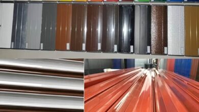 6 طرح ریل کرکره برقی آلومینیومی