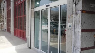 7 مدل درب اتوماتیک شیشه ای هتل لابی