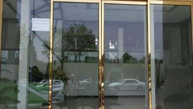 14 مدل درب اتوماتیک شیشه ای لولایی سنسوردار